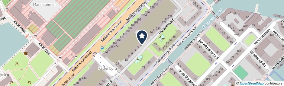 Kaartweergave Olifantswerf 2 in Amsterdam