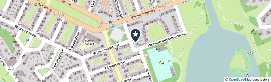 Kaartweergave Oosthuizenstraat 6 in Amsterdam