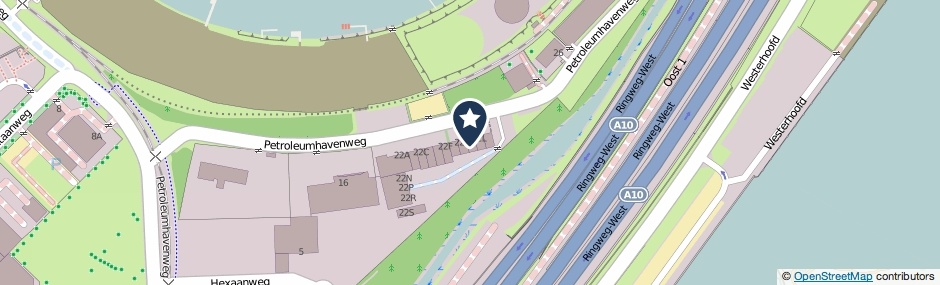 Kaartweergave Petroleumhavenweg 22-K in Amsterdam