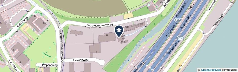 Kaartweergave Petroleumhavenweg 22-P in Amsterdam