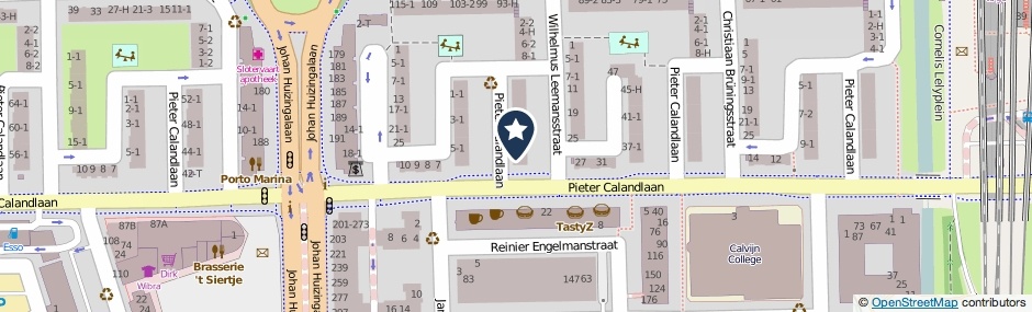Kaartweergave Pieter Calandlaan 26-H in Amsterdam