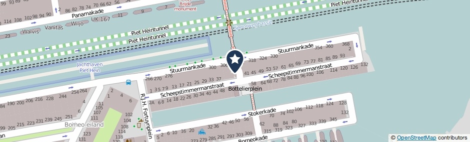 Kaartweergave Pompmanstraat 2 in Amsterdam