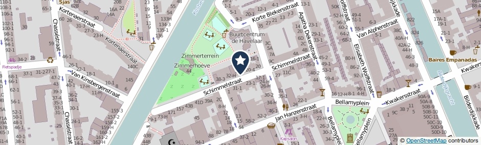 Kaartweergave Schimmelstraat 26-4 in Amsterdam
