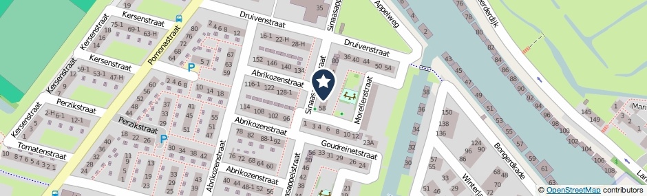 Kaartweergave Sinaasappelstraat 62 in Amsterdam