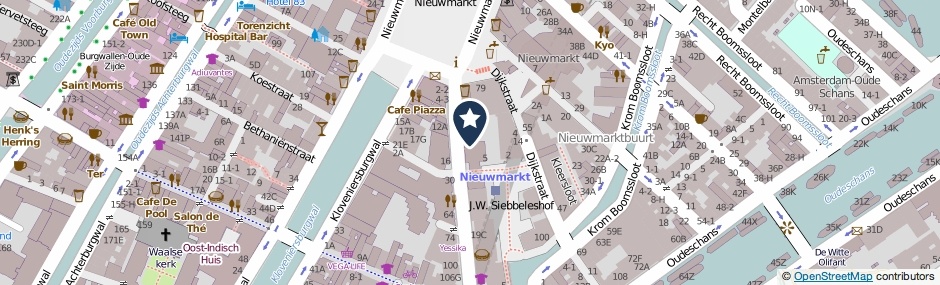 Kaartweergave Sint Antoniesbreestraat 3-M in Amsterdam