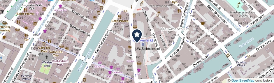 Kaartweergave Sint Antoniesbreestraat 7-B in Amsterdam