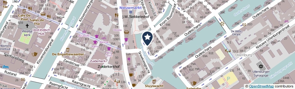 Kaartweergave Snoekjesgracht 7-A in Amsterdam
