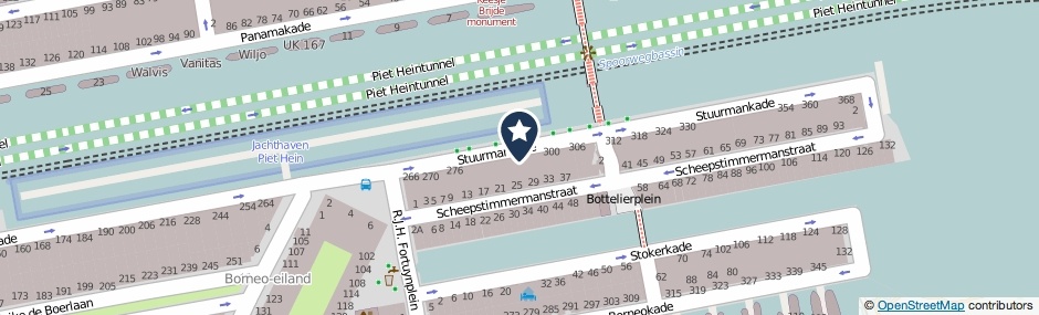 Kaartweergave Stuurmankade 292 in Amsterdam