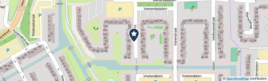Kaartweergave Varikstraat in Amsterdam