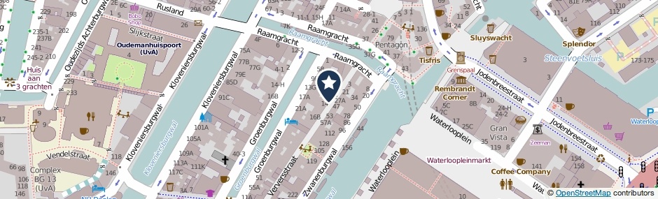 Kaartweergave Verversstraat 12 in Amsterdam