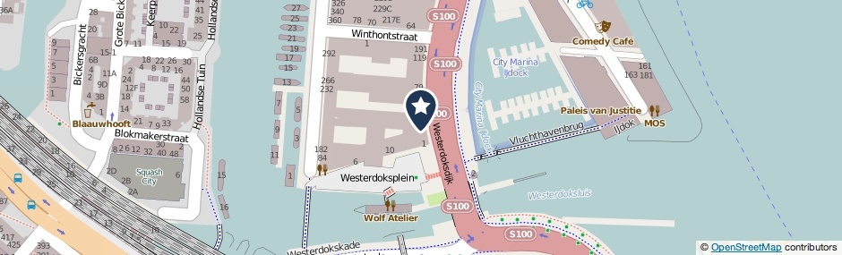 Kaartweergave Westerdoksdijk 5 in Amsterdam