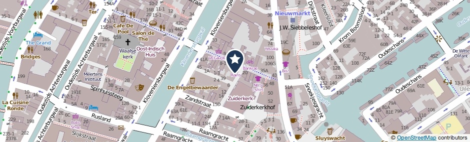 Kaartweergave Zanddwarsstraat 2-A in Amsterdam