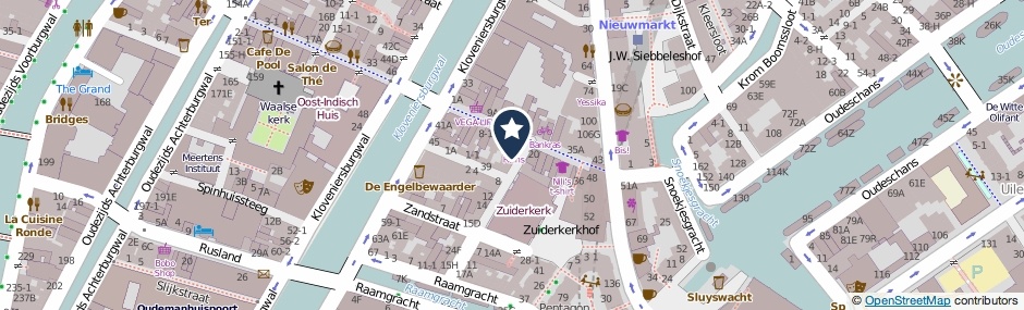 Kaartweergave Zanddwarsstraat 2-C in Amsterdam