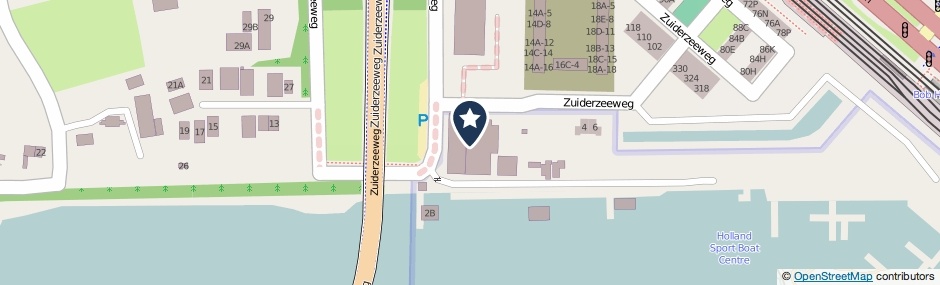 Kaartweergave Zuiderzeeweg 2 in Amsterdam