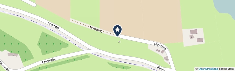 Kaartweergave Munseweg in Appeltern