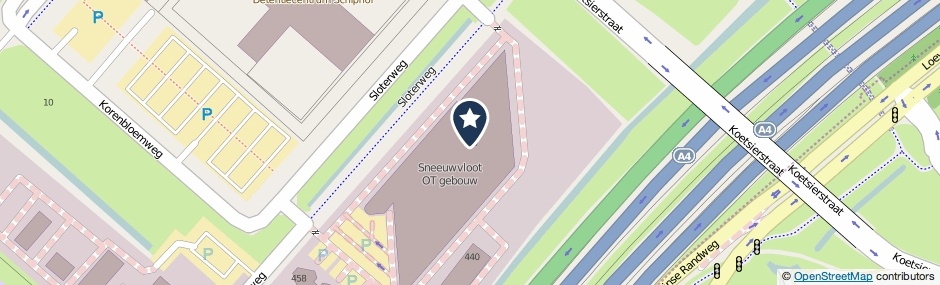 Kaartweergave Sloterweg 430 in Badhoevedorp