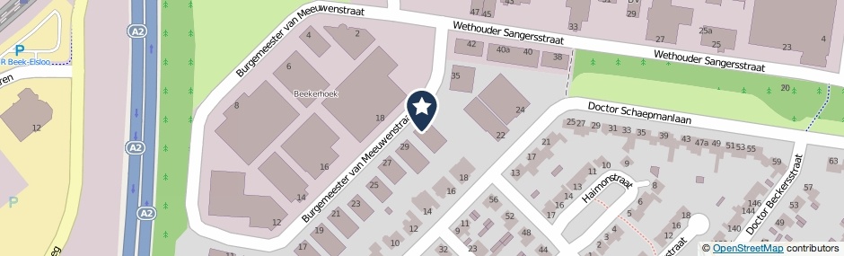 Kaartweergave Burgemeester Van Meeuwenstraat 31 in Beek (Limburg)