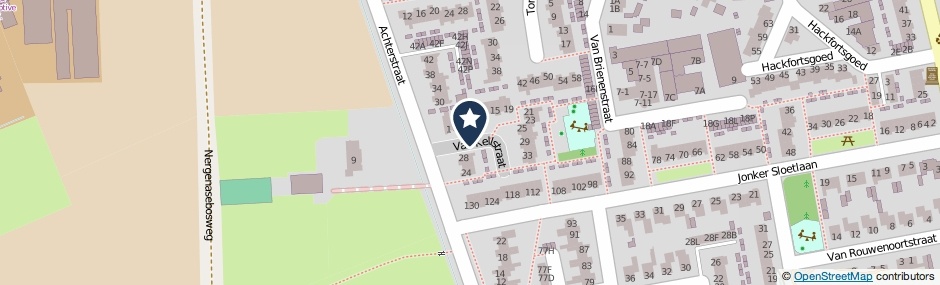 Kaartweergave Van Kellstraat in Bennekom