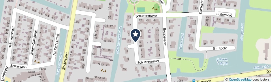 Kaartweergave Schuitenmaker in Berkhout