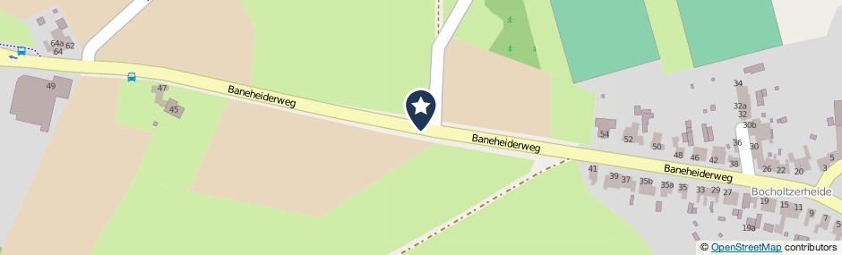 Kaartweergave Baneheiderweg in Bocholtz
