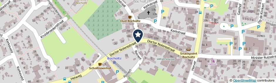 Kaartweergave Dr. Nolensstraat in Bocholtz