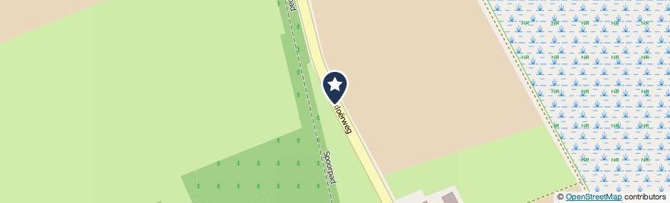 Kaartweergave Exloerweg in Buinen