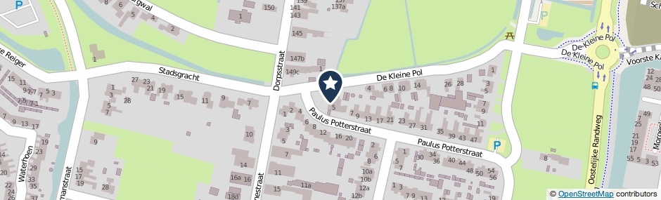 Kaartweergave Paulus Potterstraat 3 in Bunschoten-Spakenburg