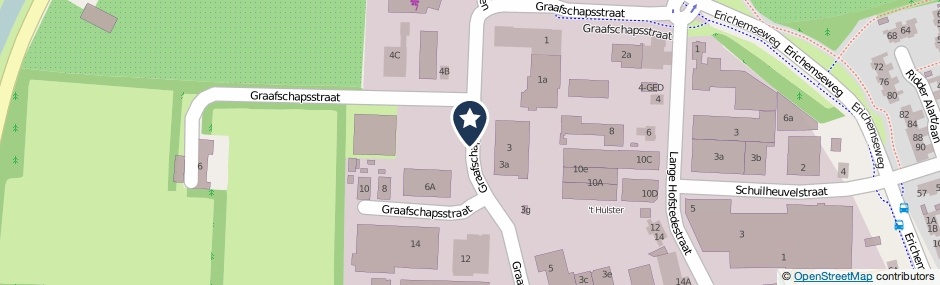 Kaartweergave Graafschapsstraat in Buren (Gelderland)