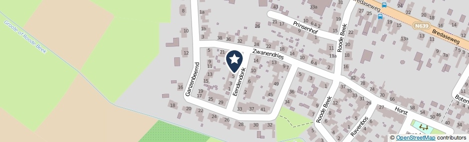 Kaartweergave Eendendonk 7 in Chaam