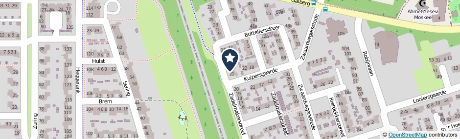 Kaartweergave Zadelmakersdreef 22 in Cuijk