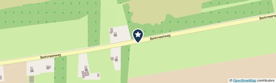 Kaartweergave Berkmeerweg in Dalerpeel