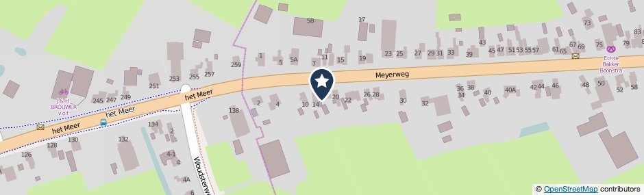 Kaartweergave Meyerweg 16 in De Knipe