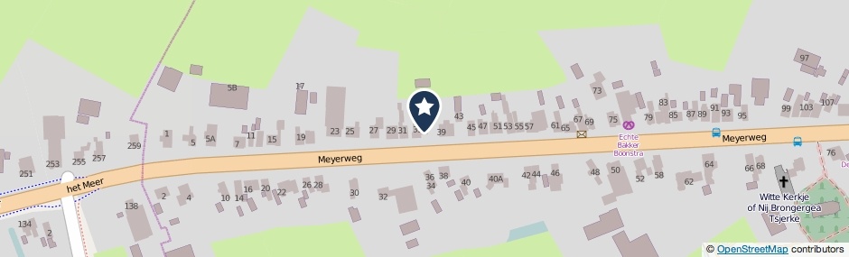 Kaartweergave Meyerweg 35 in De Knipe