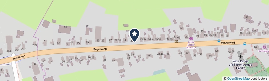 Kaartweergave Meyerweg 41 in De Knipe