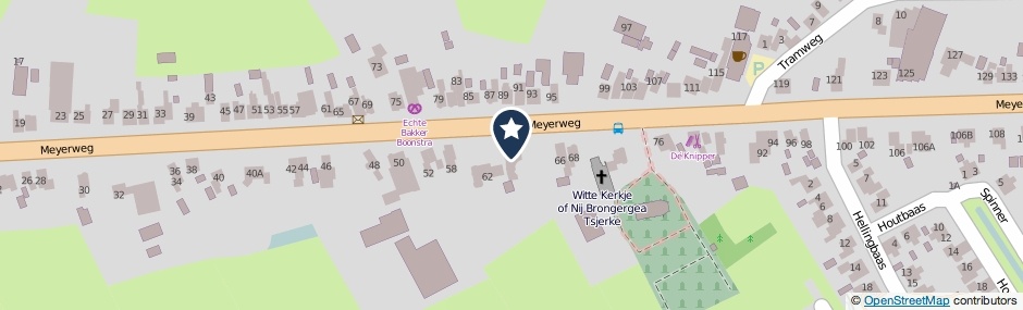 Kaartweergave Meyerweg 64 in De Knipe