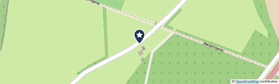 Kaartweergave Oude Postweg in De Lutte