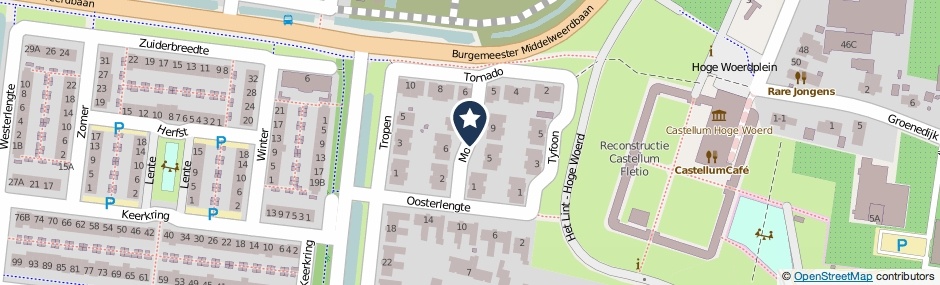 Kaartweergave Moesson in De Meern