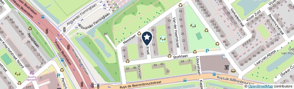 Kaartweergave Knuttelstraat in Delft