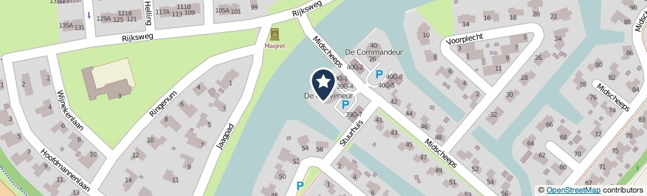 Kaartweergave Midscheeps 37 in Delfzijl