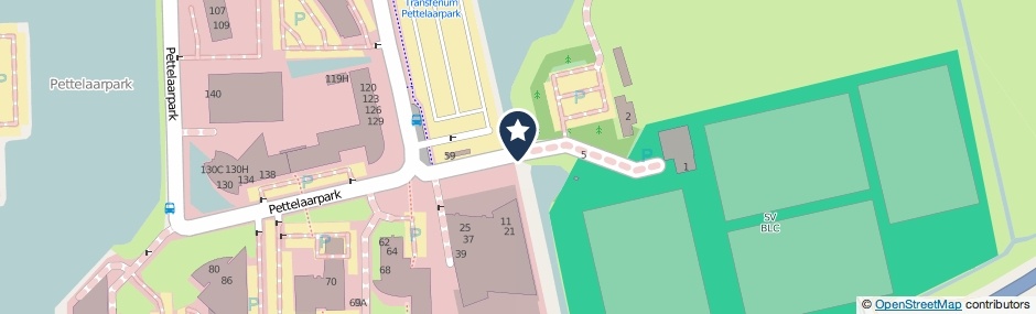 Kaartweergave Meerendonkweg in Den Bosch