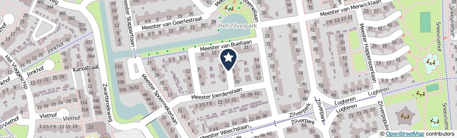 Kaartweergave Meester Gepkensstraat in Den Bosch