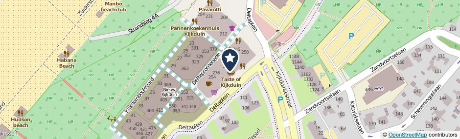 Kaartweergave Deltaplein 269 in Den Haag