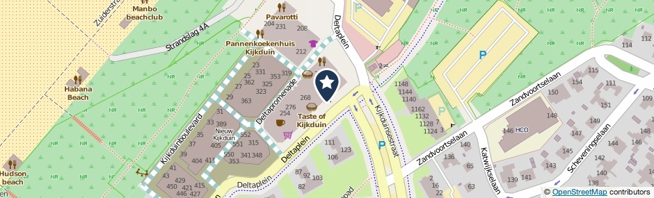 Kaartweergave Deltaplein 275 in Den Haag