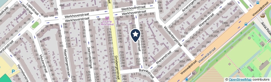 Kaartweergave Leersumstraat 123 in Den Haag
