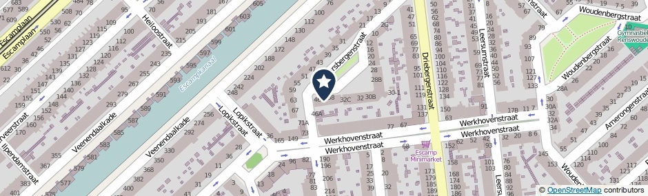 Kaartweergave Maarsbergenstraat 42 in Den Haag