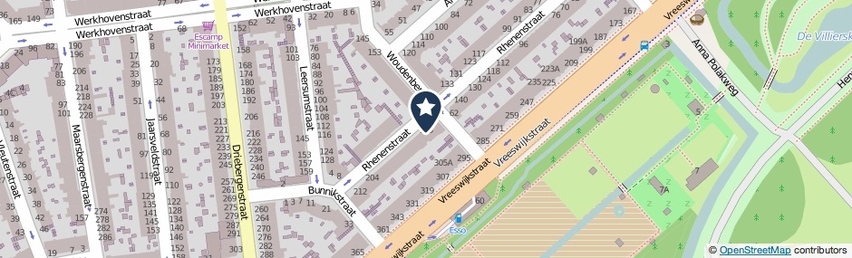 Kaartweergave Rhenenstraat 170 in Den Haag