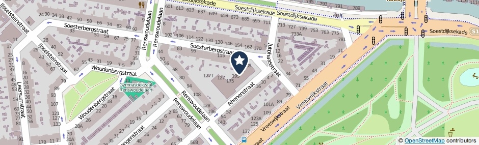 Kaartweergave Soesterbergstraat 135 in Den Haag