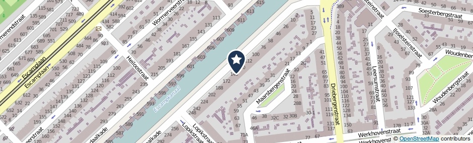 Kaartweergave Veenendaalkade 146 in Den Haag