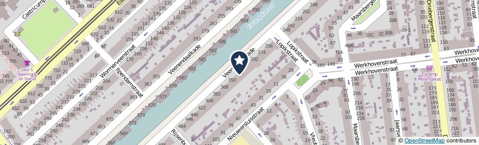 Kaartweergave Veenendaalkade 330 in Den Haag