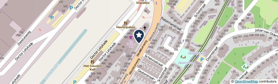 Kaartweergave Westduinweg 192-D in Den Haag